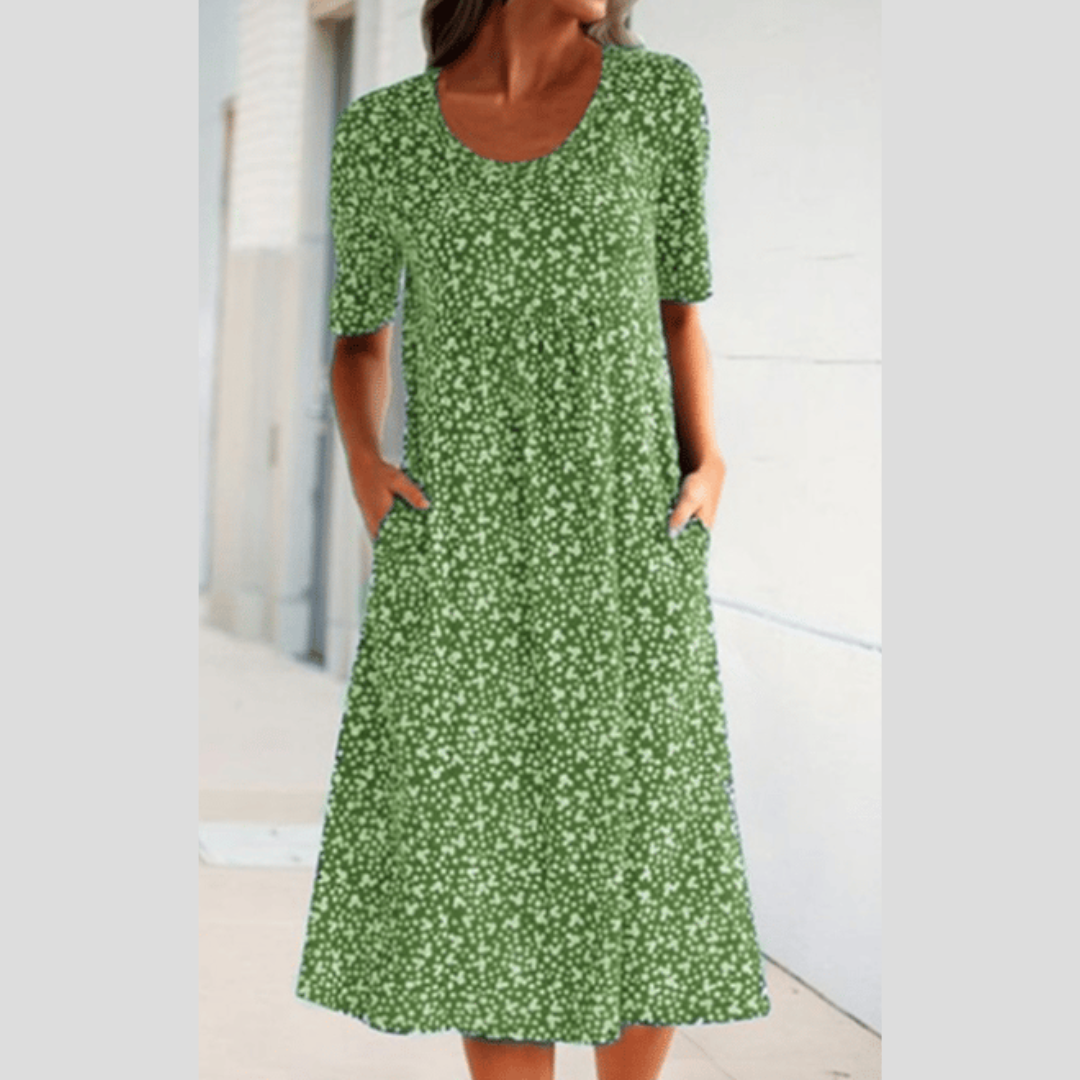 Ayesha | Fashion Floral Midi Dress