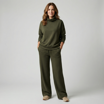Rumie | Comfy Mock Neck Set