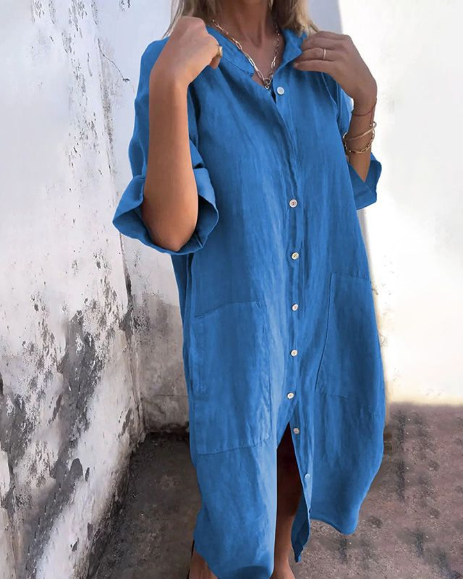 Cara | Cozy Shirt Dress