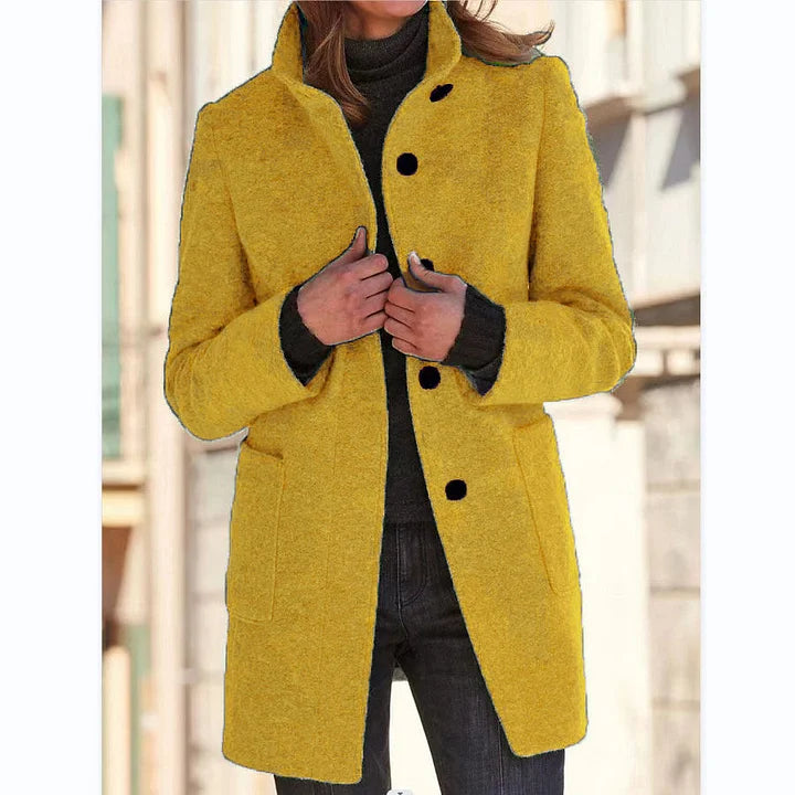 Ysa | Classic Stand Collar Button Coat