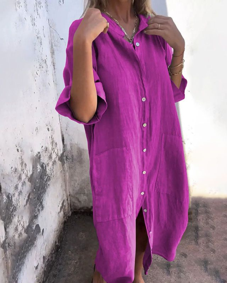 Cara | Cozy Shirt Dress