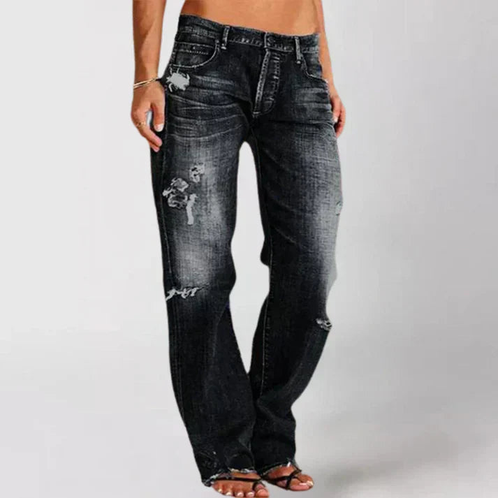 Adella | Sleek Low-Waist Jeans