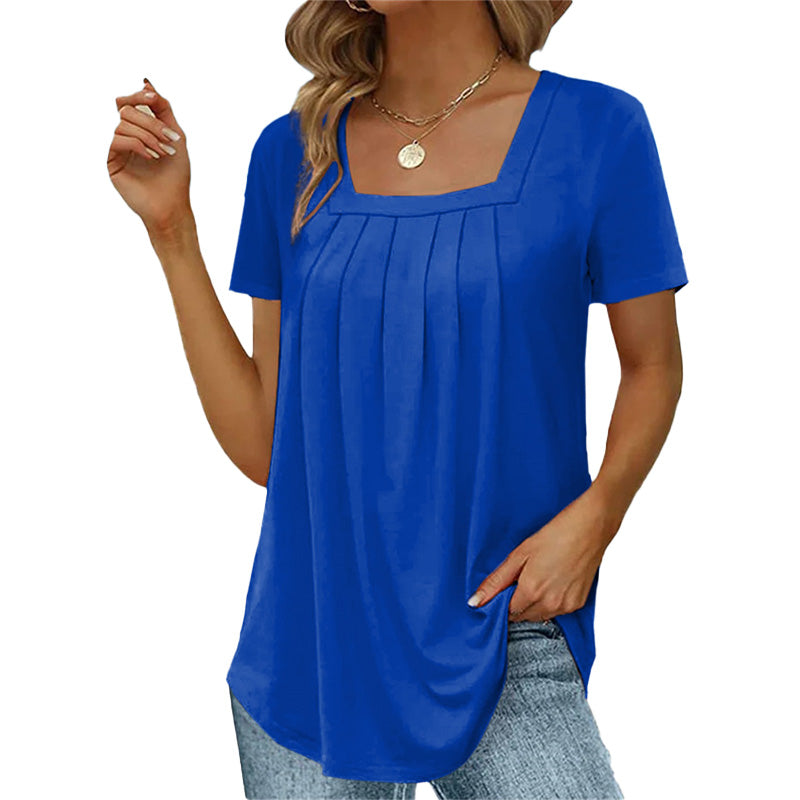 Nami | Flowy Square-Neck Blouse