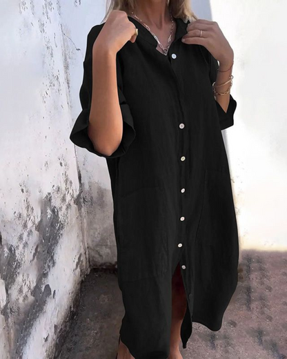 Cara | Cozy Shirt Dress