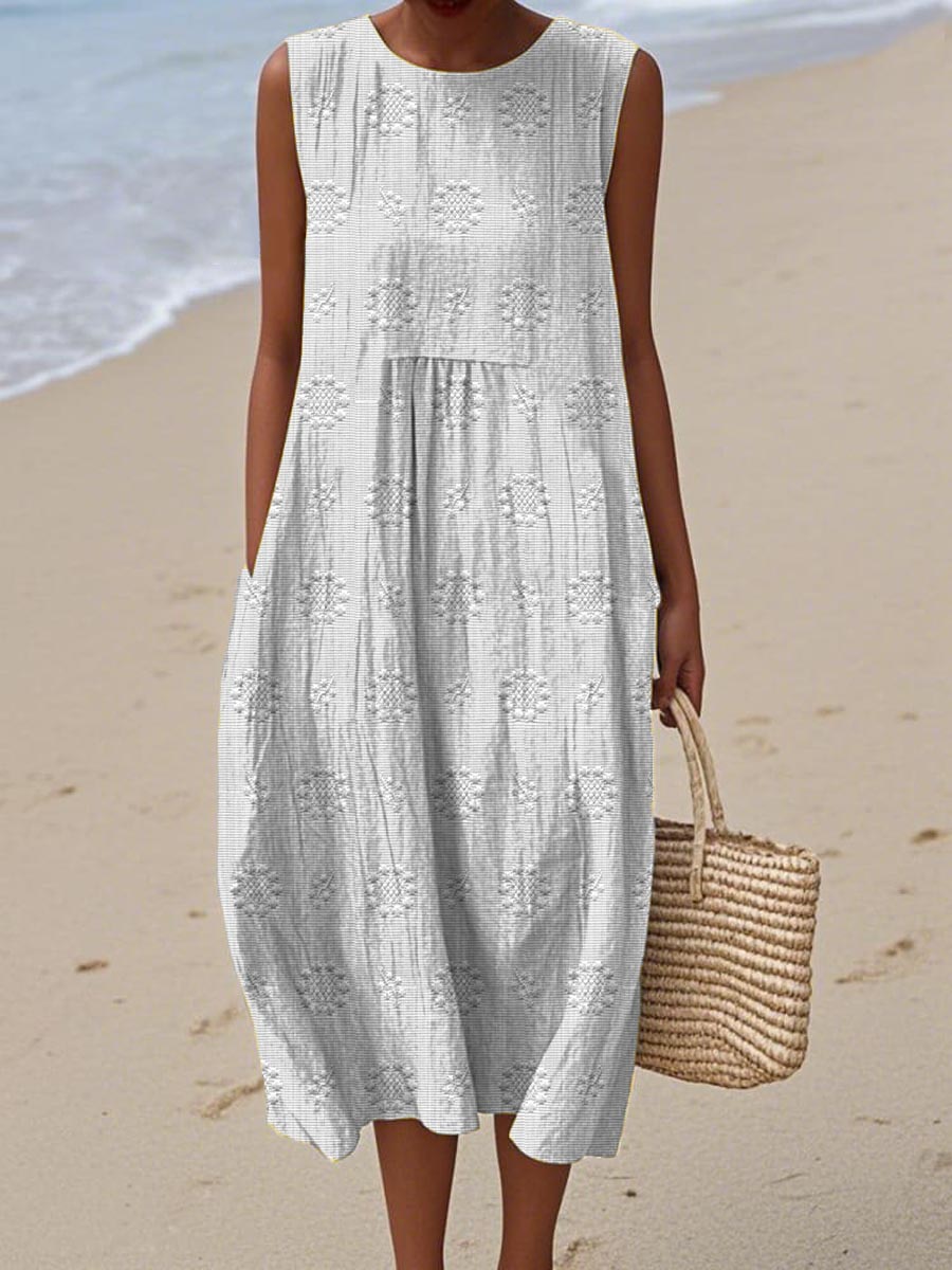 April | Chic Sleeveless Pocket Dress