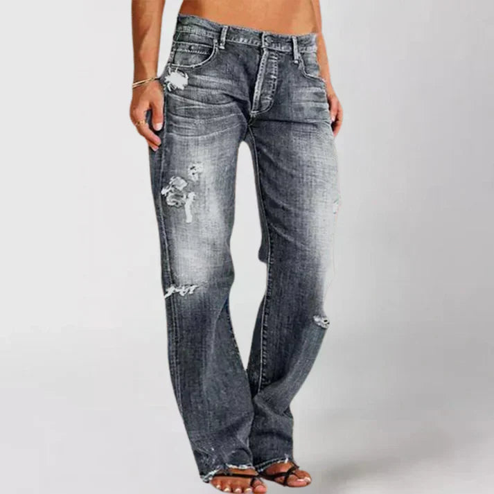 Adella | Sleek Low-Waist Jeans