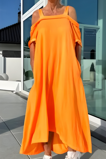Novella | Effortless Off-Shoulder Maxi Dress