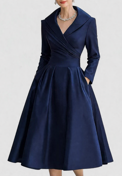 Marina | Elegant and Classic Midi Dress