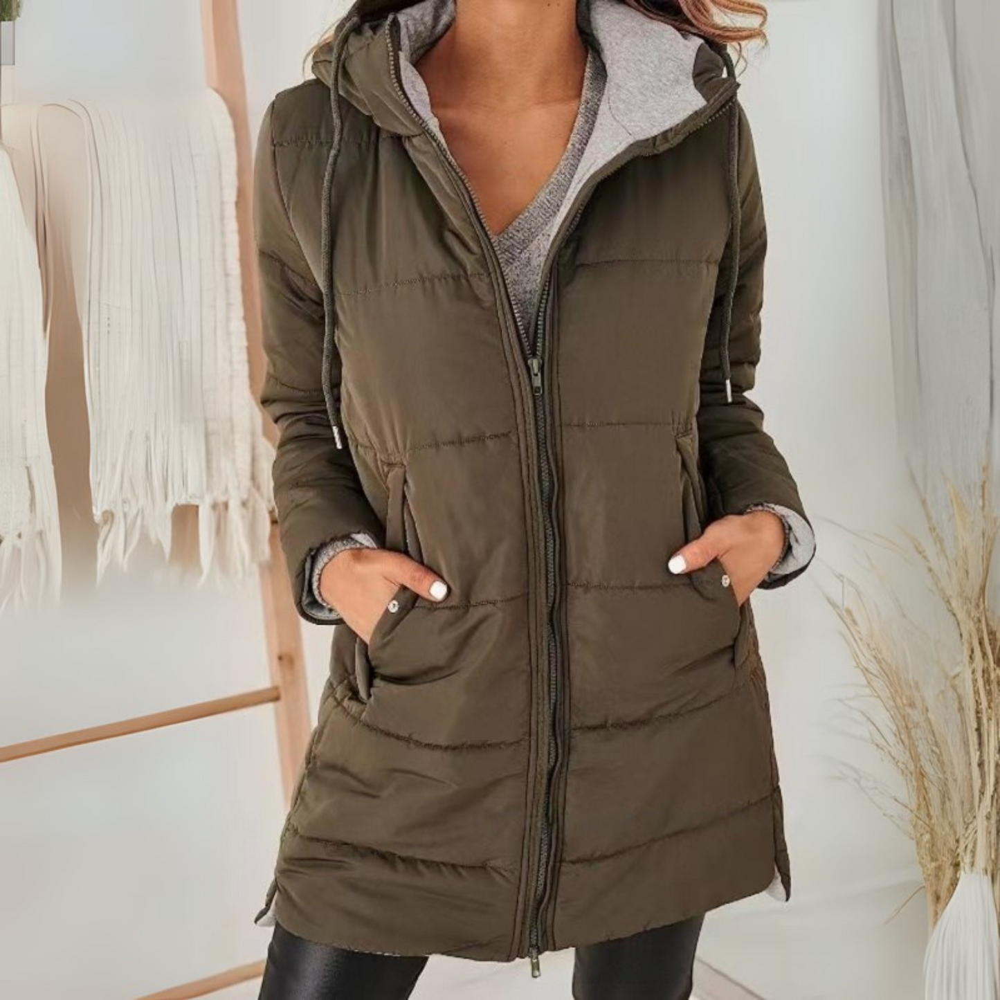 Yara | Relaxed-Fit Hooded Puffer Jacket