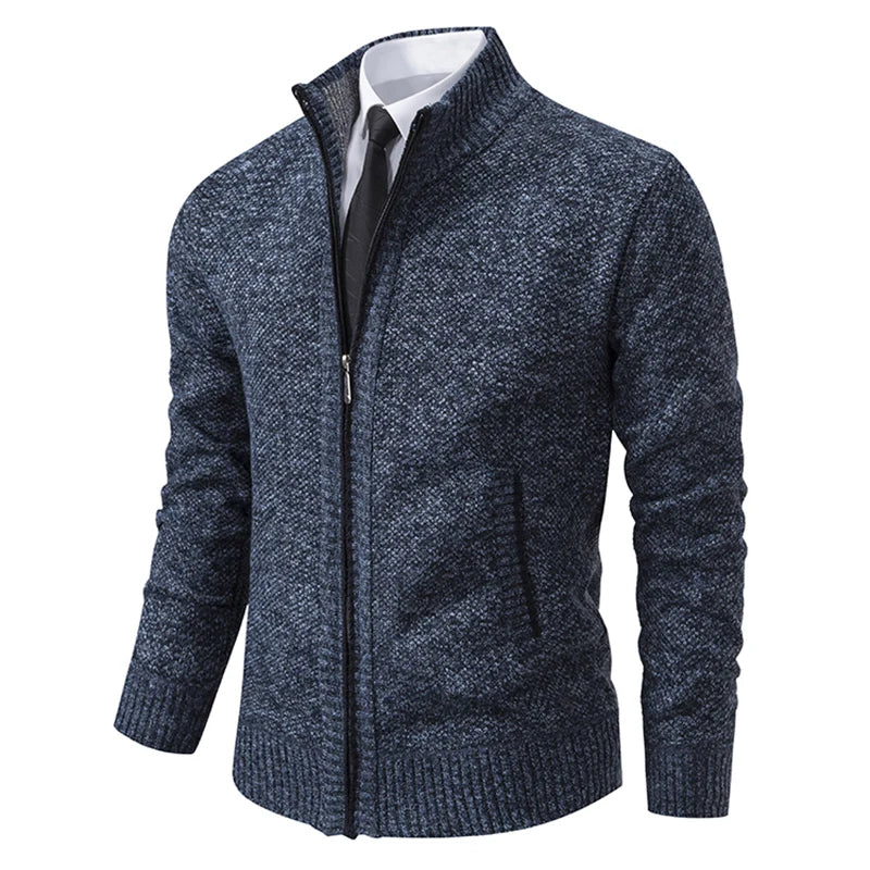 Cesar | Soft Edge Zip Sweater