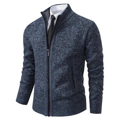 Cesar | Soft Edge Zip Sweater