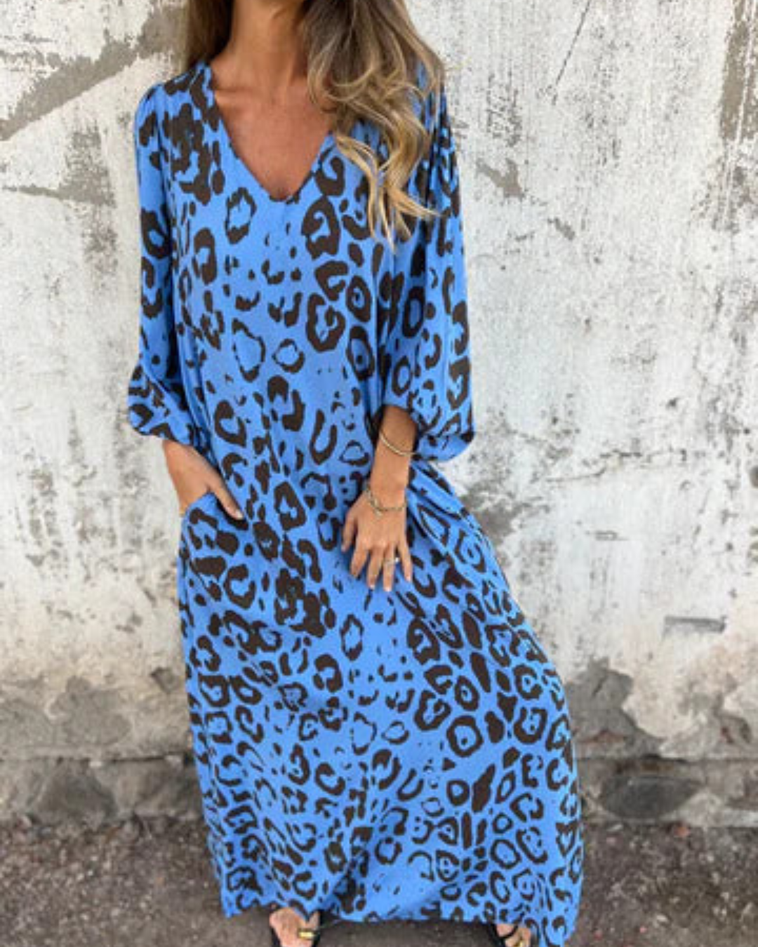 Sienna | Leopard V-Neck Dress