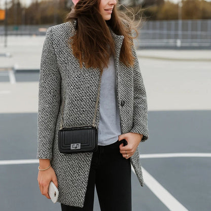 Sachie | Warm Long Jacket