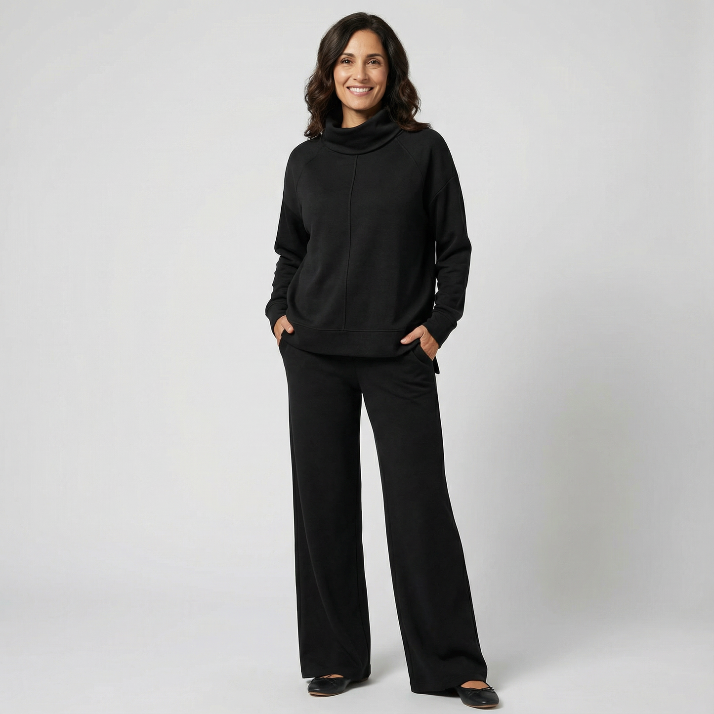 Rumie | Comfy Mock Neck Set