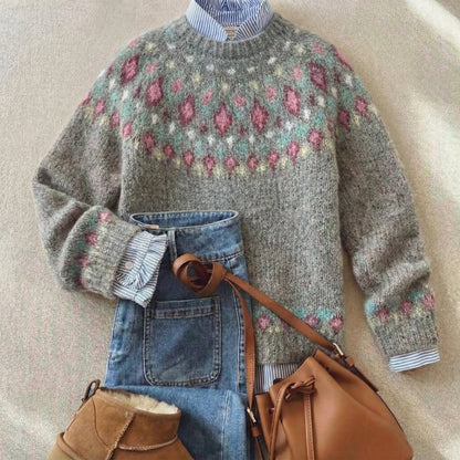 Rosy | Vintage Nordic Heritage Sweater