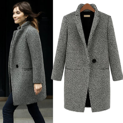 Sachie | Warm Long Jacket