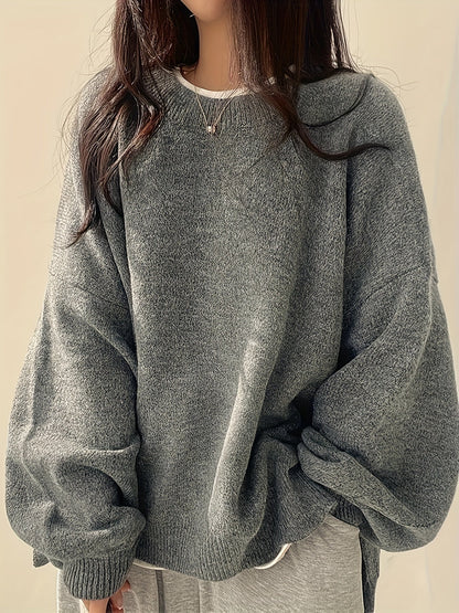 Aemie | Oversized Crewneck Sweater