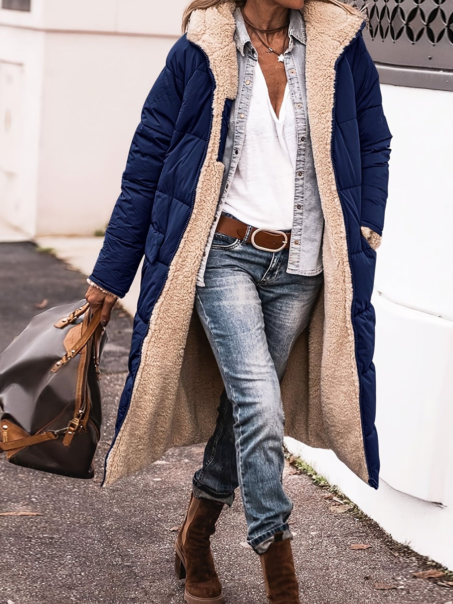 Ellena | Sleek Longline Winter Jacket