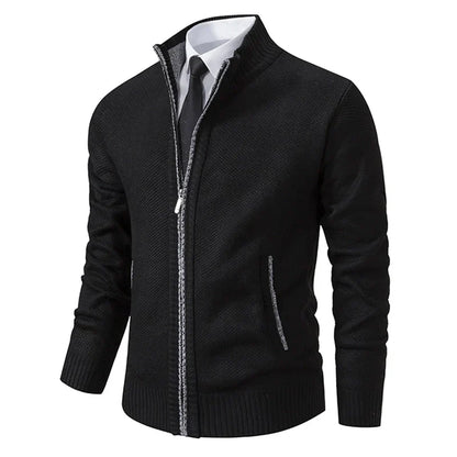 Cesar | Soft Edge Zip Sweater
