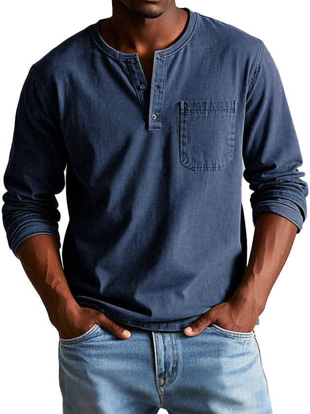 Theodore | Classic Vintage Long-Sleeve Shirt