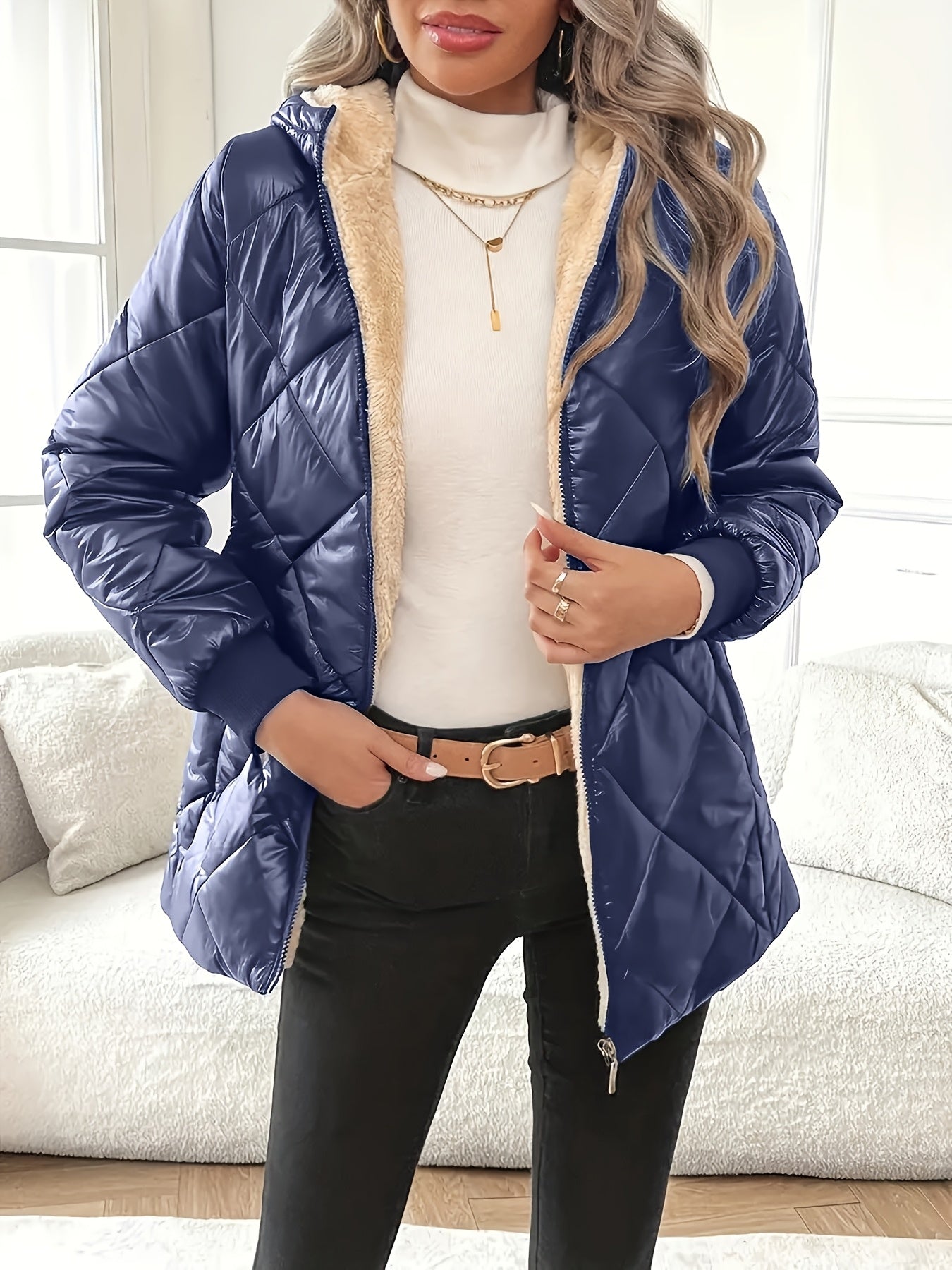 Isalyn | Diamond Quilted Jacket