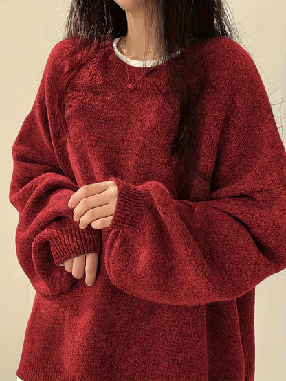 Aemie | Oversized Crewneck Sweater