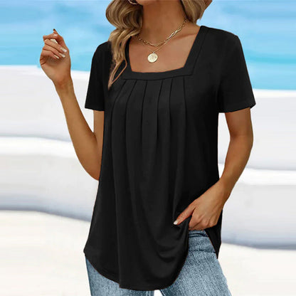 Nami | Flowy Square-Neck Blouse