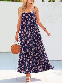 Floral Navy Blue