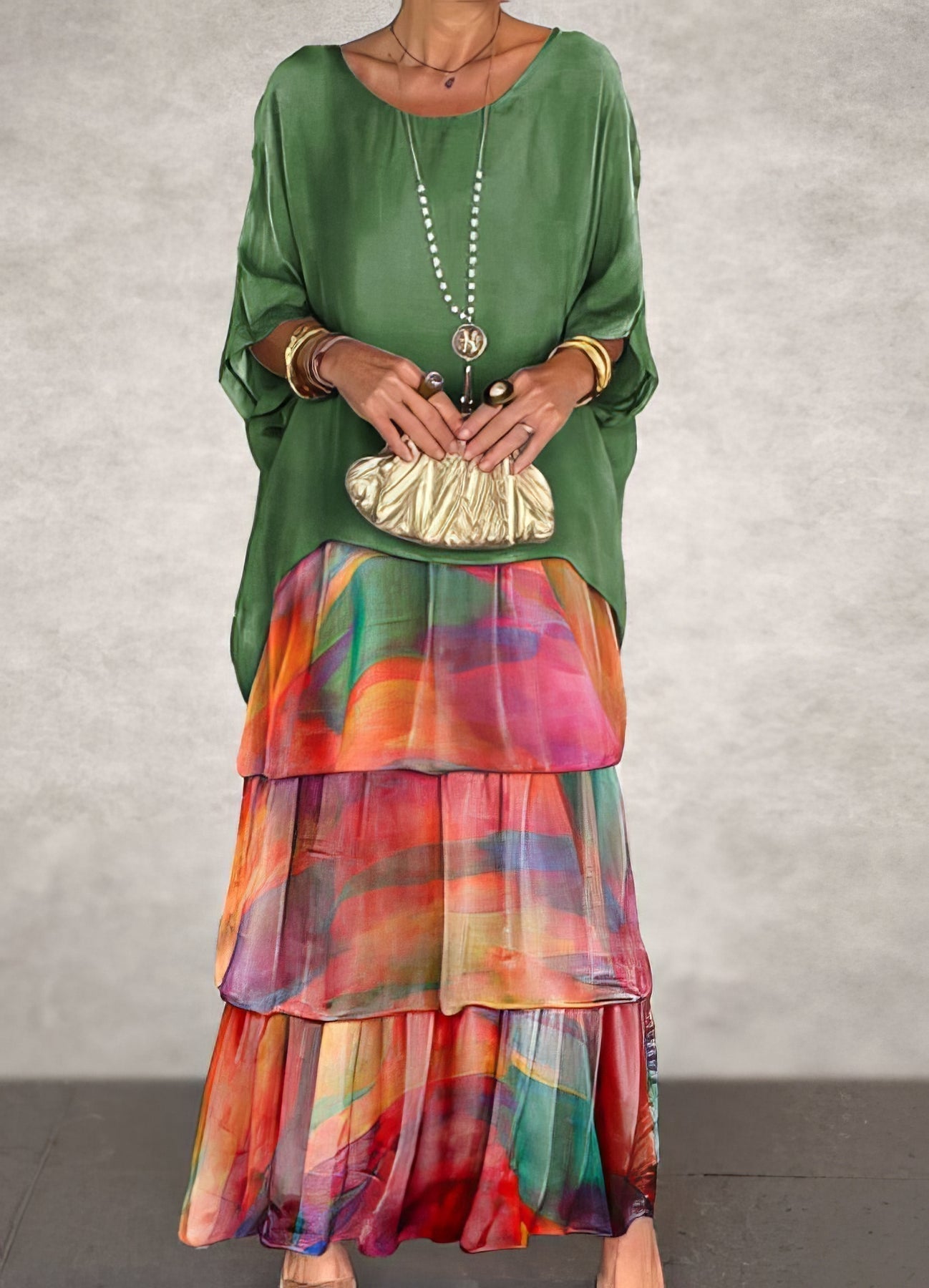 Vittoria | Divine Ruffled Maxi Dress