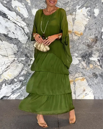 Vittoria | Divine Ruffled Maxi Dress