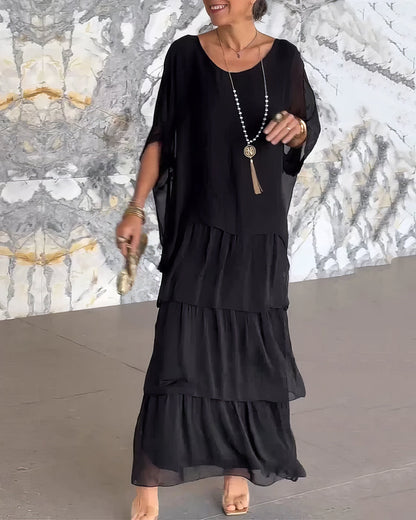 Vittoria | Divine Ruffled Maxi Dress
