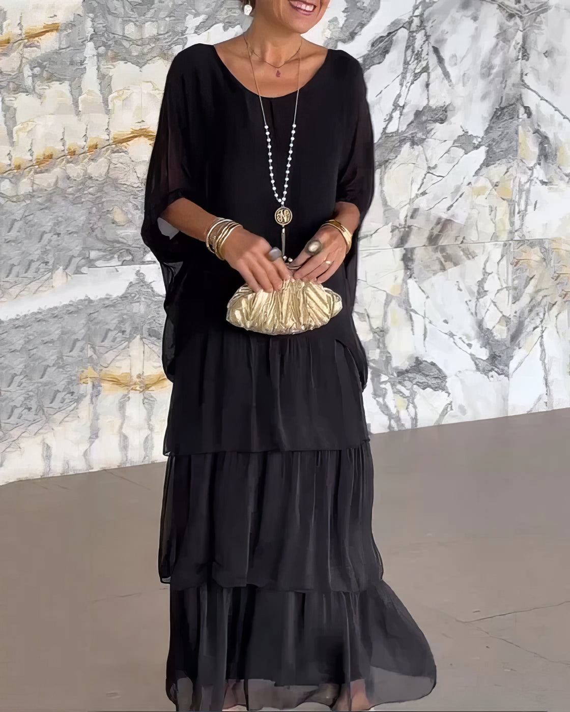 Vittoria | Divine Ruffled Maxi Dress
