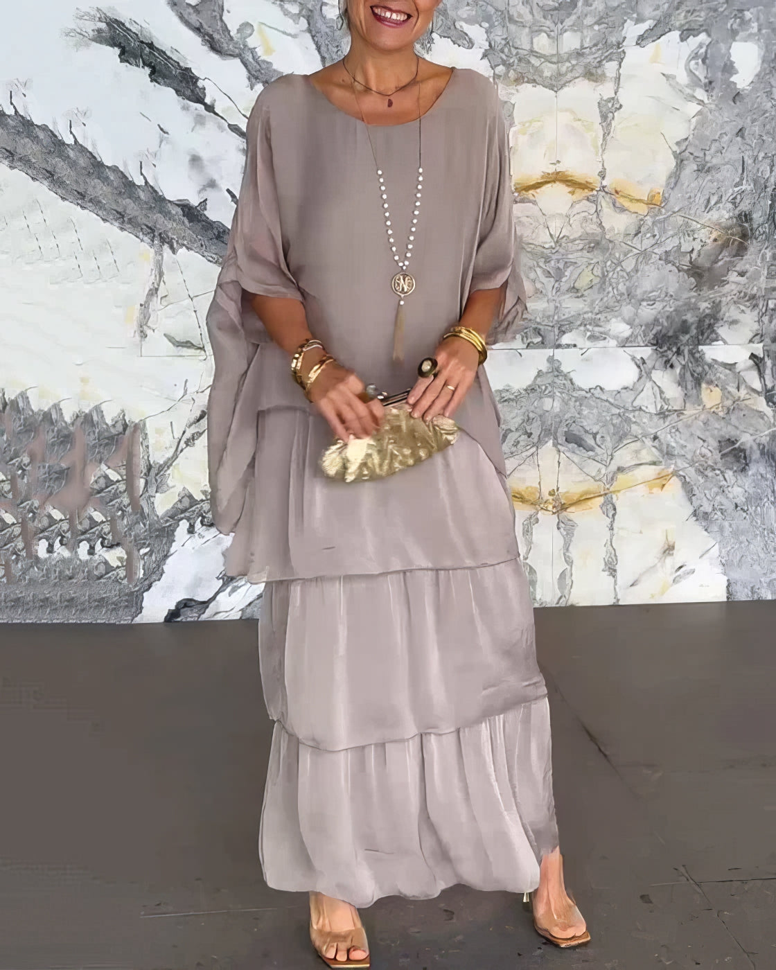 Vittoria | Divine Ruffled Maxi Dress