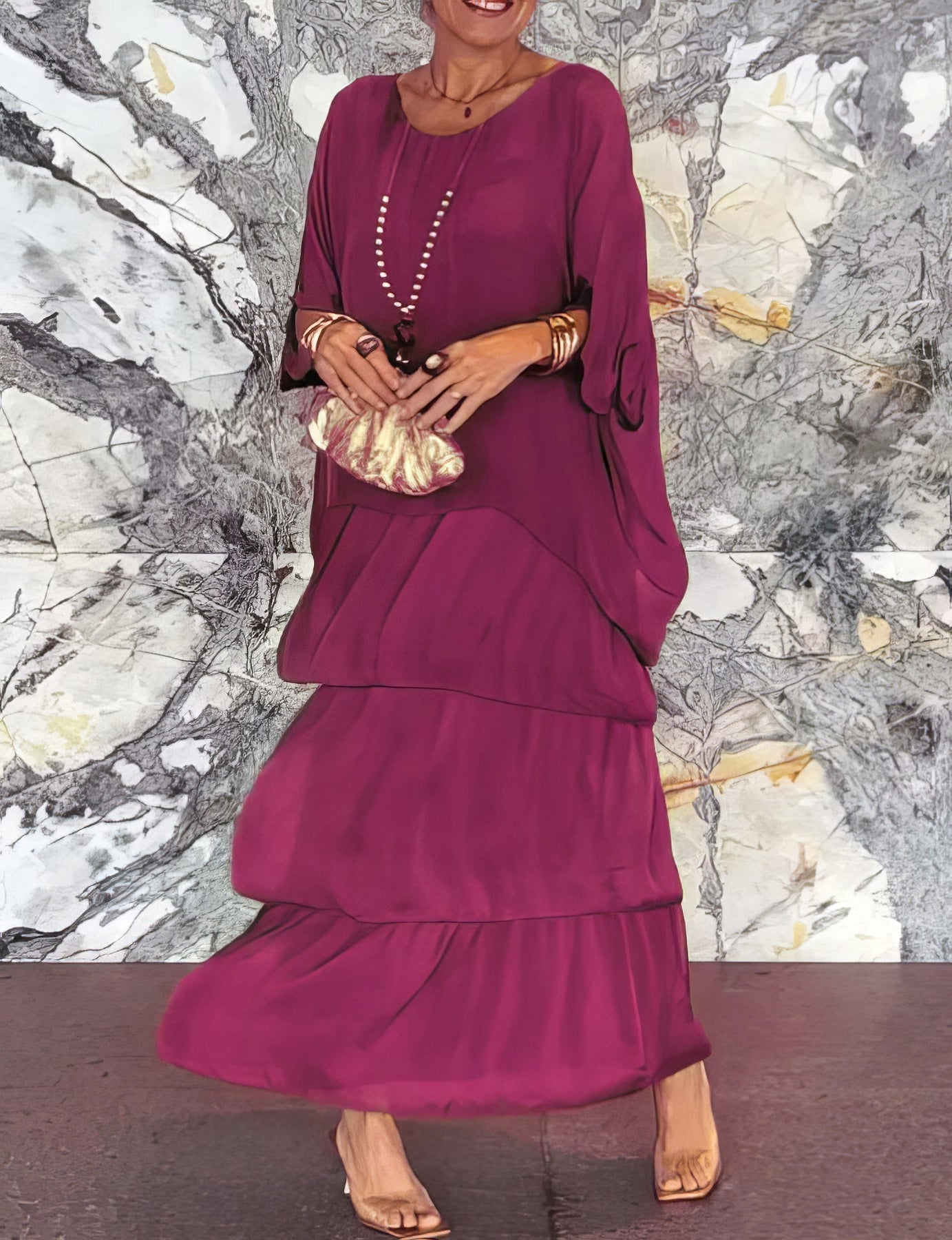 Vittoria | Divine Ruffled Maxi Dress