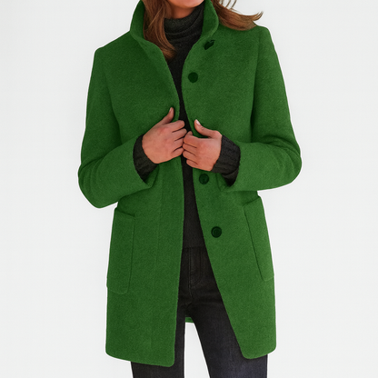 Aniela | Sleek High-Collar Coat