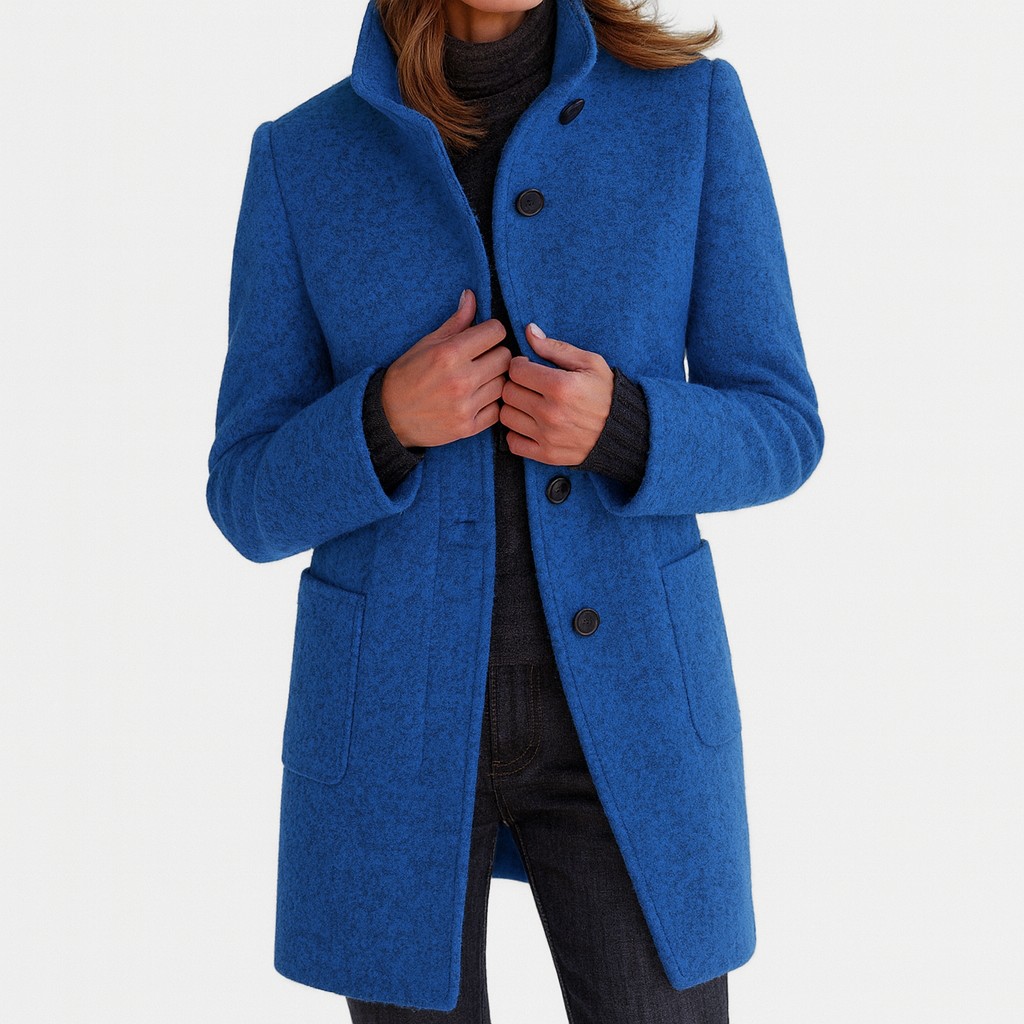 Aniela | Sleek High-Collar Coat