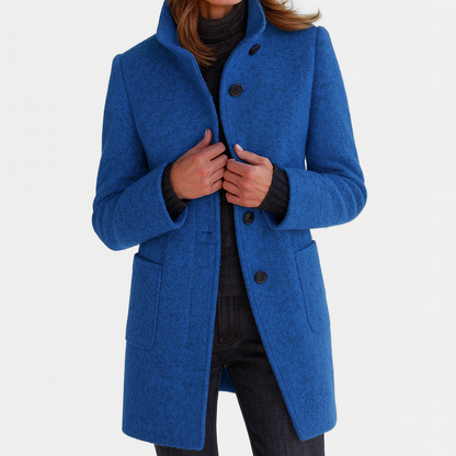 Aniela | Sleek High-Collar Coat