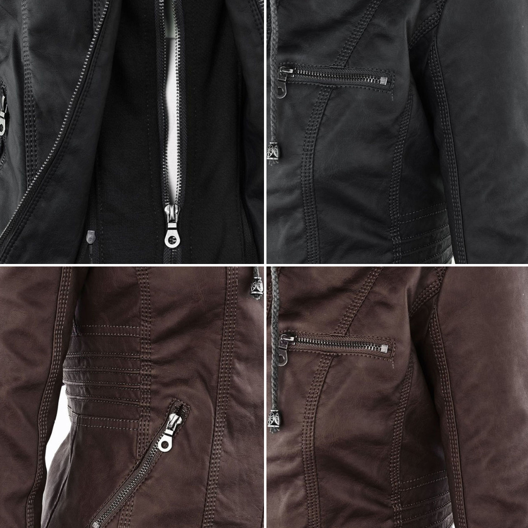 Chantal | Elegant Edge Zip-Up Jacket