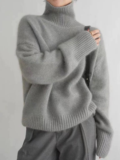 Elizabeth | Trendy High Collar Sweater