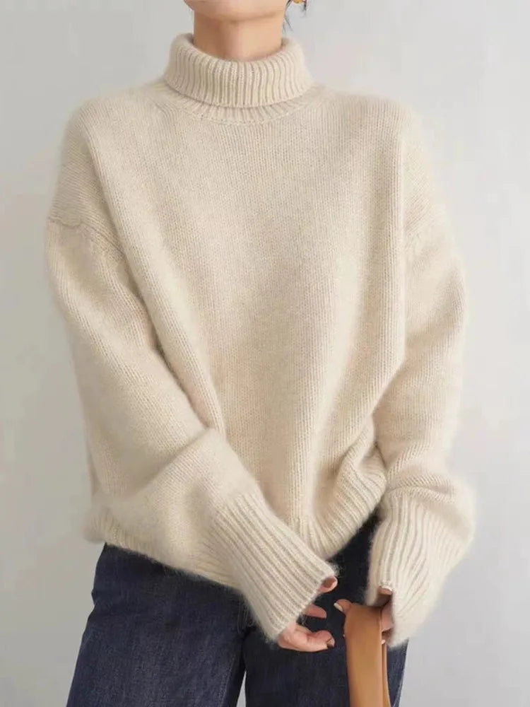 Elizabeth | Trendy High Collar Sweater