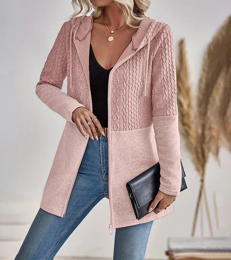 Plessia | Textured Zip Jacket