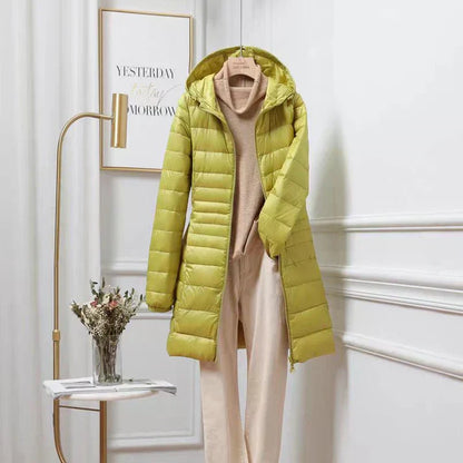 Mirah | Weather Resistant Long Quilted Jacket