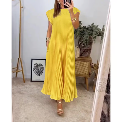 Graciana | Effortlessly Elegant Pleated Dress