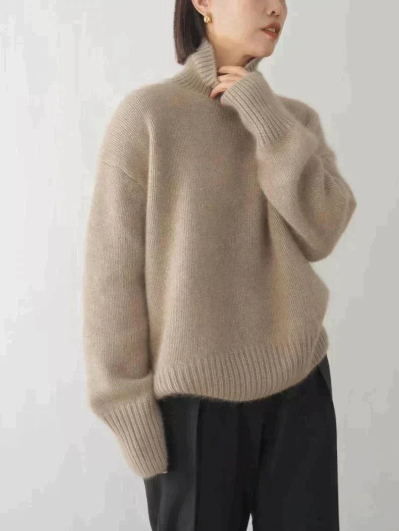 Elizabeth | Trendy High Collar Sweater