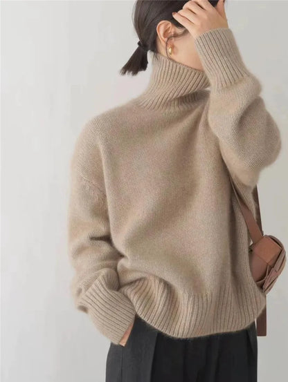 Elizabeth | Trendy High Collar Sweater