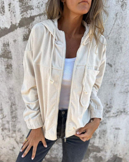Thamia | Elegant Relaxed Fit Hoodie