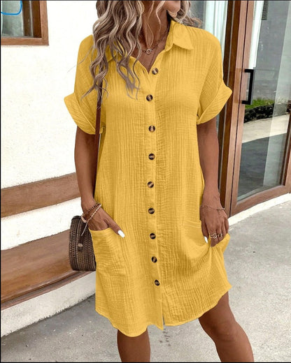 Cielou | Breezy Pocket Shirt Dress
