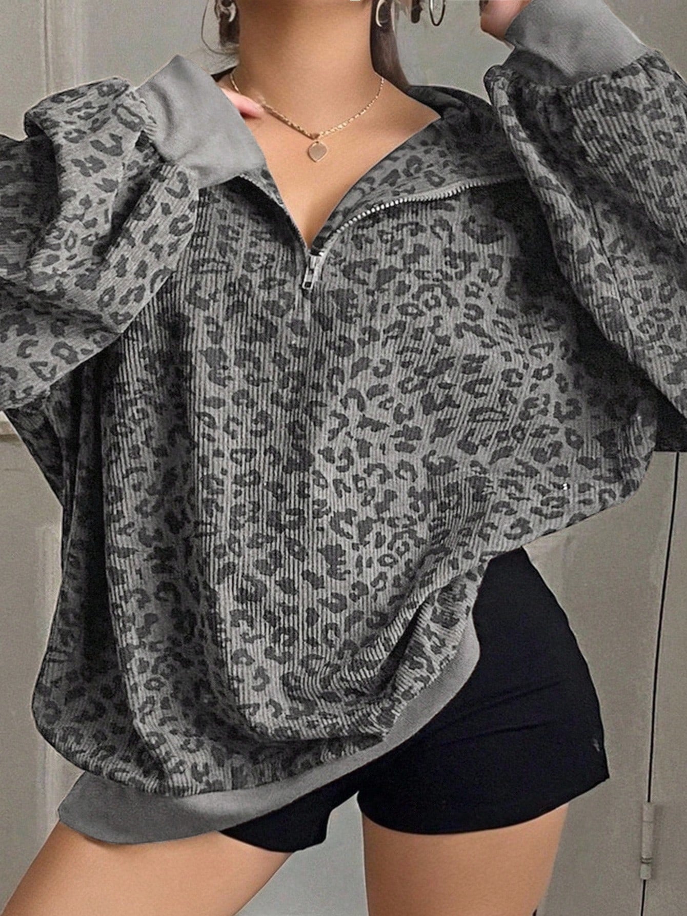 Shanna | Leopard Oversize Sweatshirt