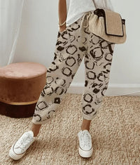 Beige (Circle Print)
