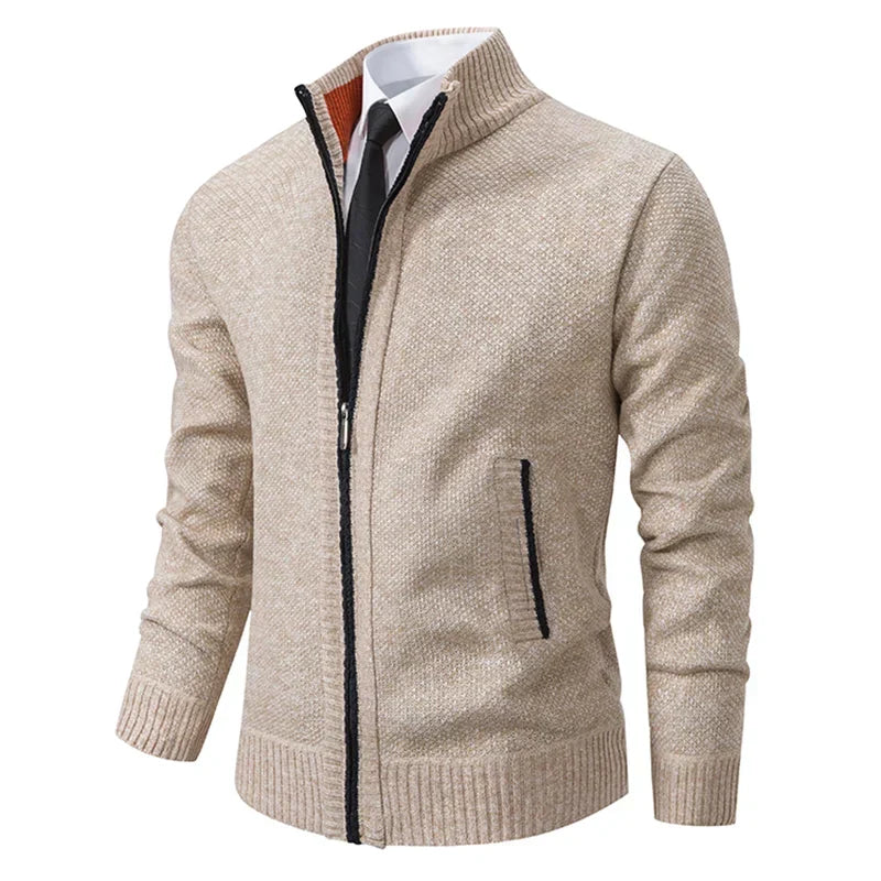 Cesar | Soft Edge Zip Sweater